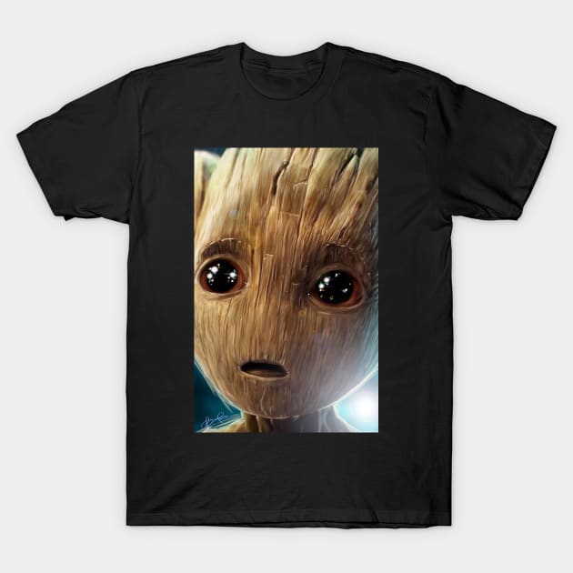 Baby Groot T-Shirt by EvoComicsInc